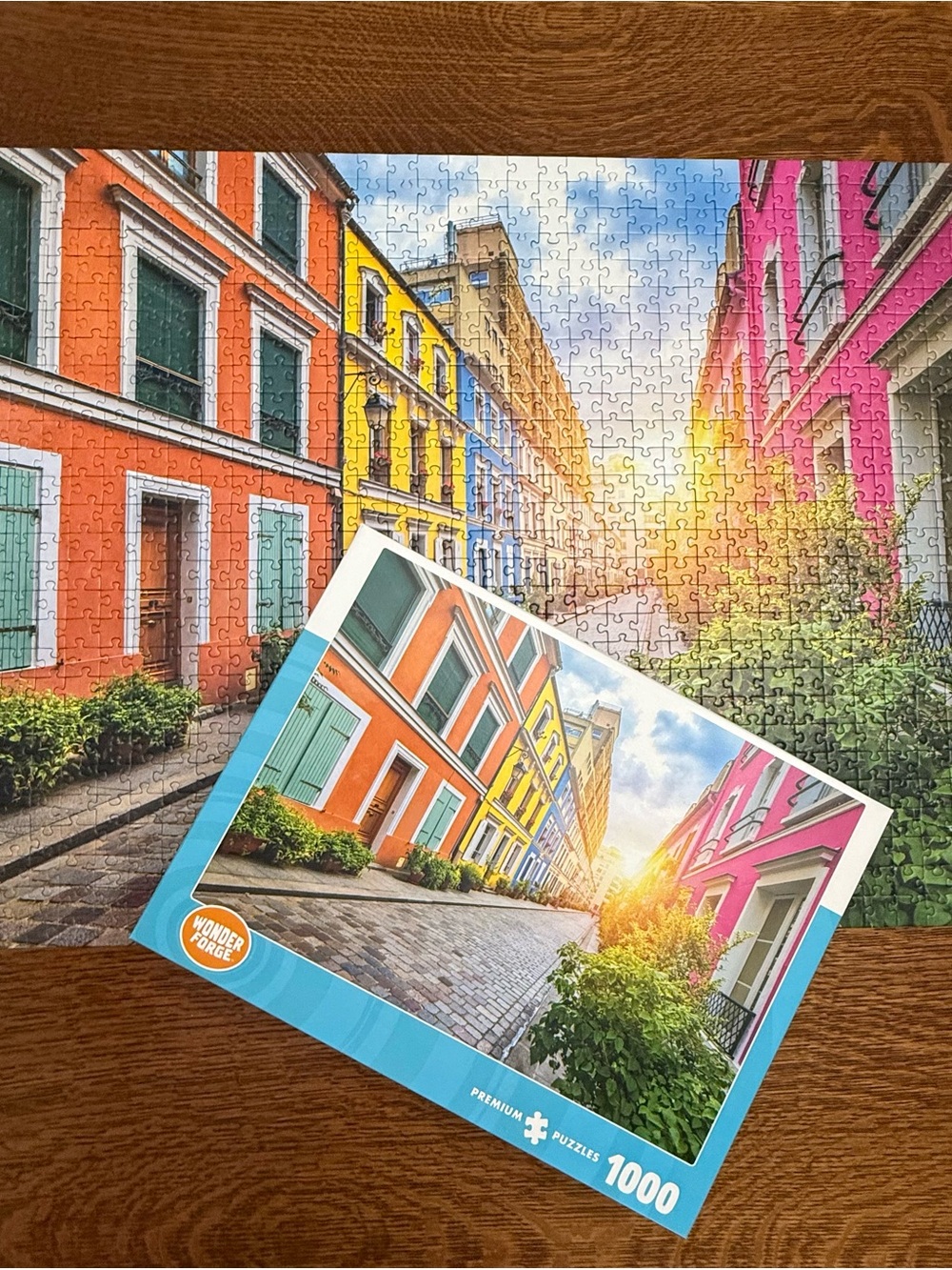 Wonder Forge by Ravensburger Rue Cremieux Paris 1000 Piece Puzzle Complete